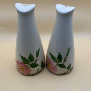Franciscan Desert Rose- Fluted Salt & Pepper Set